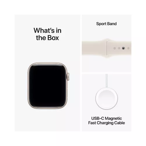 Apple Watch SE 3 GPS + Cellular 40mm Starlight Aluminium Case - Image 8