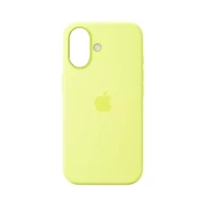 Apple iPhone 17 Silicone Case with MagSafe Neon Yellow