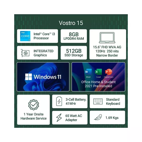 Dell Vostro 3520 i3-1215U 6