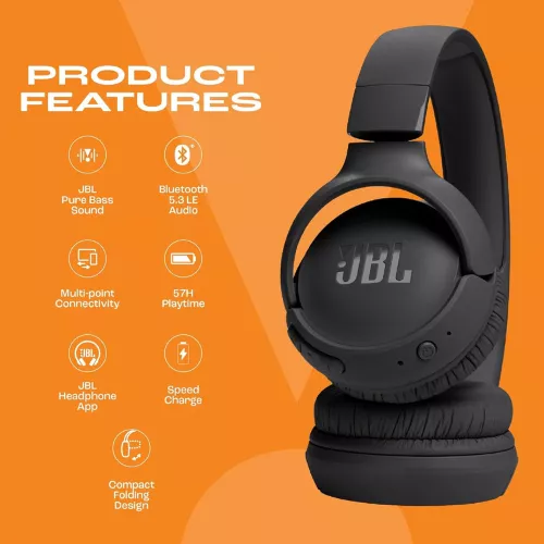 JBL Tune 520BT Wireless Black 3